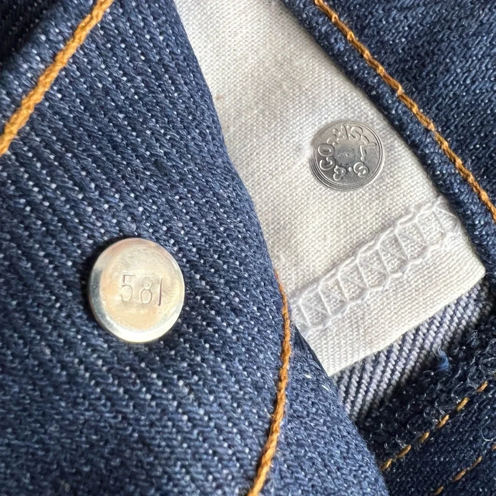 Vintage Levi's Deadstock Jeans Blue‎ Denim Orange Tab Student Fit USA Size 30x34